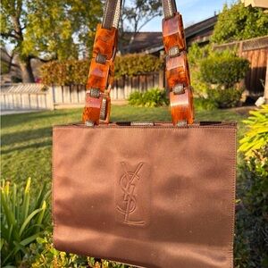 Yves Saint Laurent Vintage Brown Tote